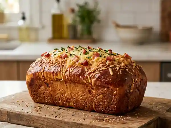 Brioche roulée jambon-fromage fondante - Photo de présentation