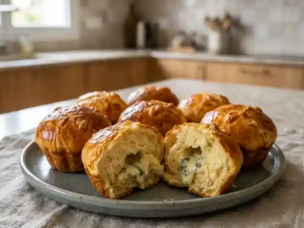 Brioches moelleuses au roquefort : recette gourmande et facile - Photo de présentation