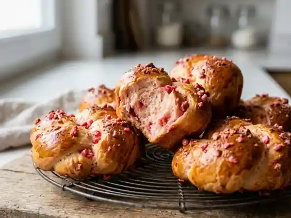 Brioche Moelleuse aux Pralines Roses Craquantes - Photo de présentation