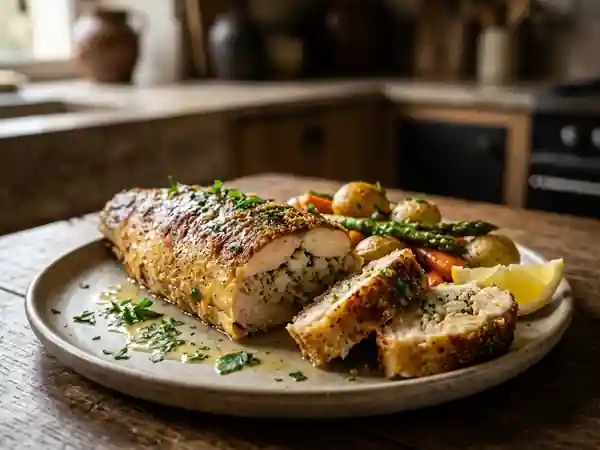 Brochet farci au merlan : recette gourmande et savoureuse - Photo de présentation