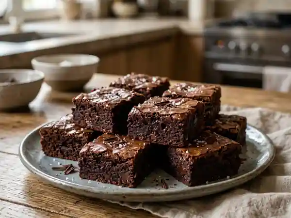 Brownies au chocolat fondants et faciles à préparer - Photo de présentation