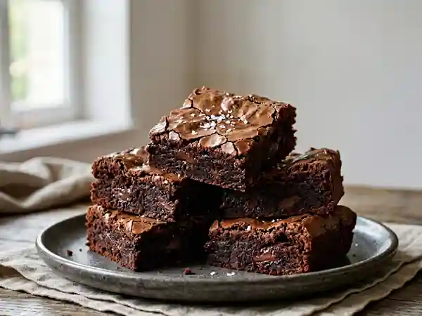 Brownies Fondants au Chocolat Noir - Recette Gourmande et Facile - Photo de présentation