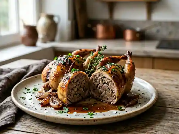Cailles Farcies aux Saveurs Authentiques - Photo de présentation