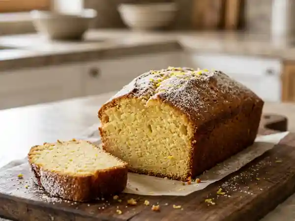 Cake Aérien au Vin Blanc et Citron - Photo de présentation