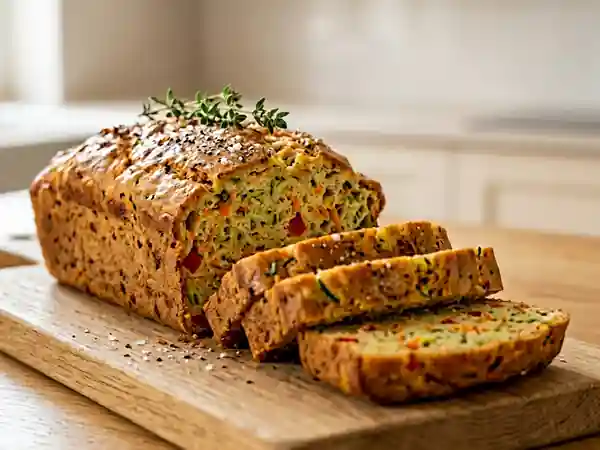 Cake aux légumes d'été ultra-moelleux - Photo de présentation