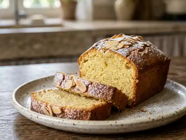 Cake d'Amour Moelleux à la Vanille et Amande - Photo de présentation