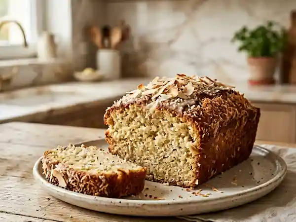 Cake fondant à la noix de coco - Photo de présentation