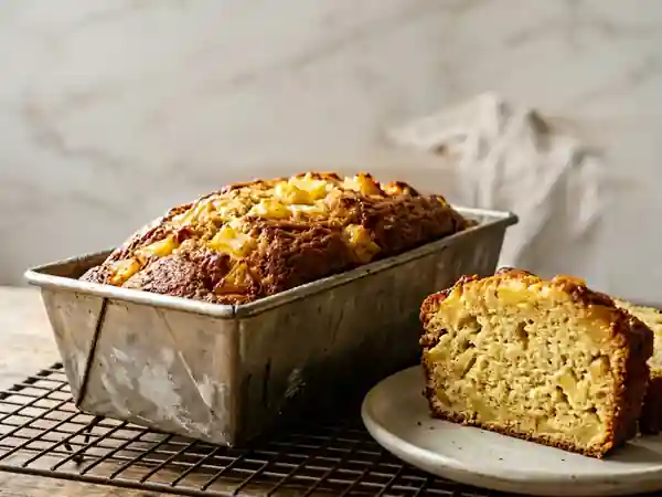 Cake fondant à l'ananas et vanille - Photo de présentation