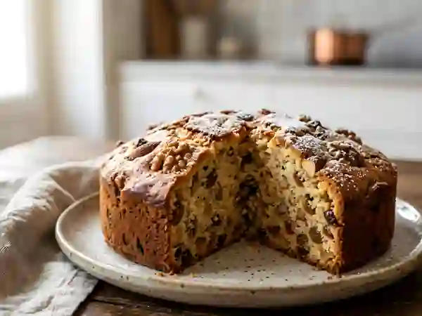 Cake Fondant aux Noix et Raisins de Tirose - Photo de présentation