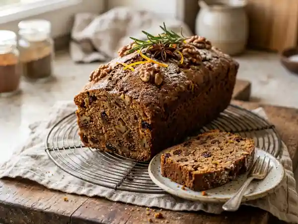 Cake aux Épices, Noix et Miel Fondant - Photo de présentation