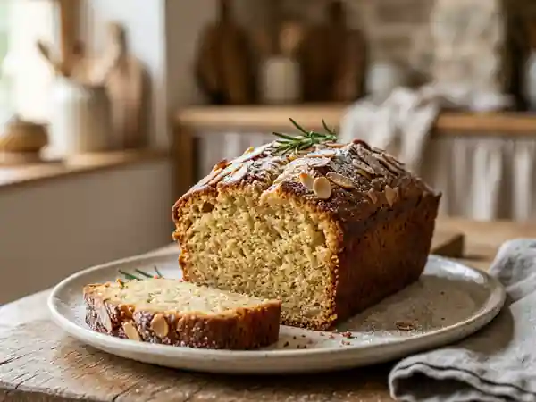 Cake moelleux à la pâte d'amandes : recette facile et gourmande - Photo de présentation