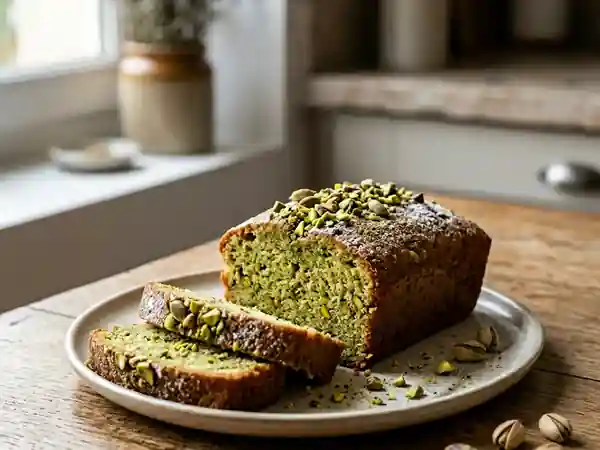 Cake intense pistache et cardamome - Photo de présentation