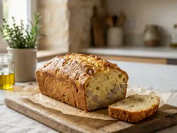 Cake au boudin blanc fondant et doré - Photo de présentation