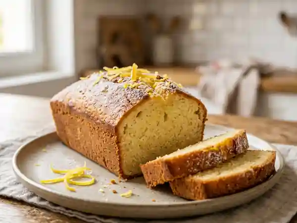 Cake moelleux au citron sans beurre facile et rapide - Photo de présentation