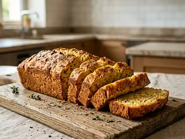 Cake moelleux au gingembre pour l'apéritif - Photo de présentation