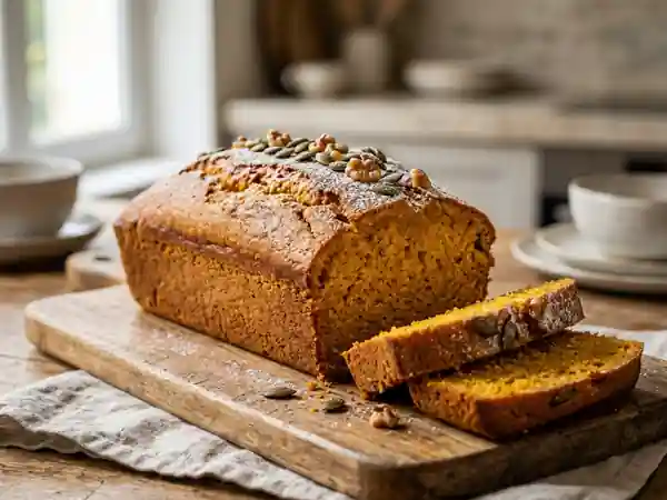 Cake moelleux au potiron et épices douces - Photo de présentation