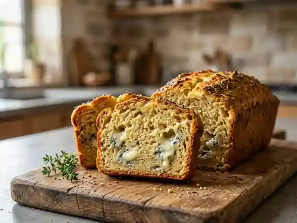 Cake moelleux au Saint Agur : recette facile et gourmande - Photo de présentation