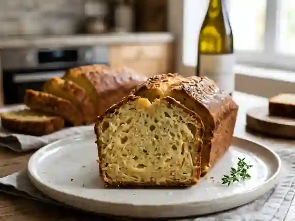 Cake au Vin Blanc et Fromage - Photo de présentation