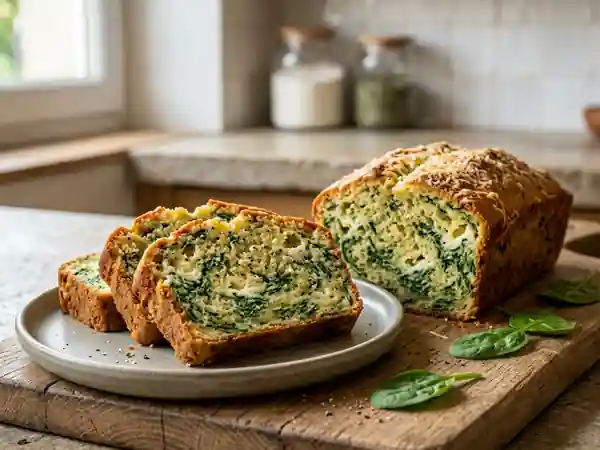 Cake moelleux aux épinards et ricotta : recette facile et gourmande - Photo de présentation