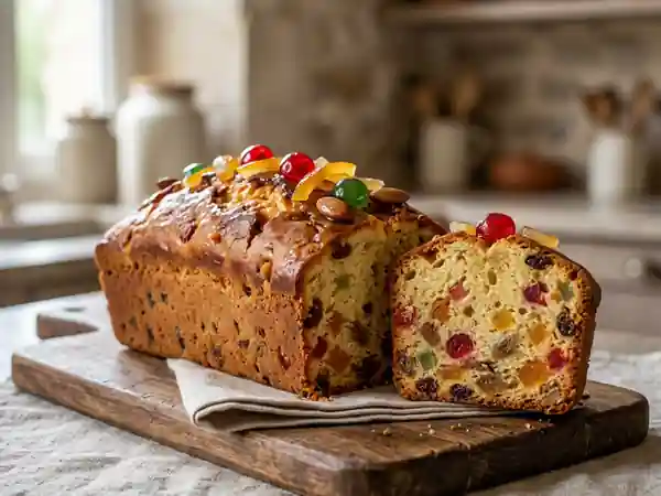Cake Moelleux aux Fruits Confits - Photo de présentation