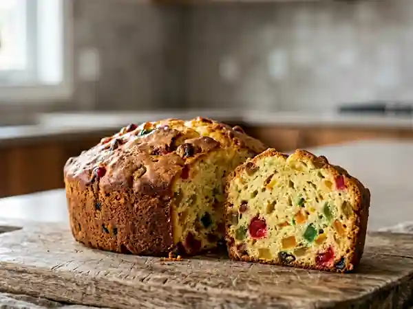 Cake Moelleux aux Fruits Confits - Photo de présentation