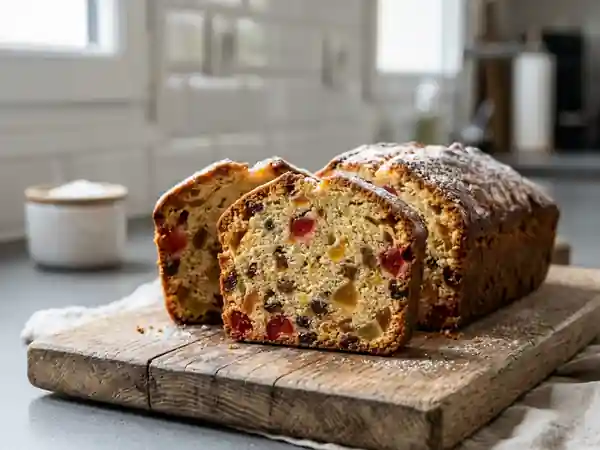 Cake aux fruits confits ultra-moelleux - Photo de présentation