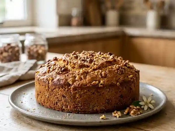 Cake Moelleux Noix et Fleur d'Oranger - Photo de présentation