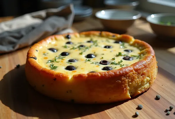 Cake moelleux aux olives et Boursin, recette facile et gourmande
