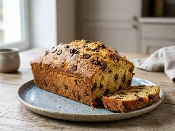 Cake Fondant Chocolat et Écorces d'Orange - Photo de présentation