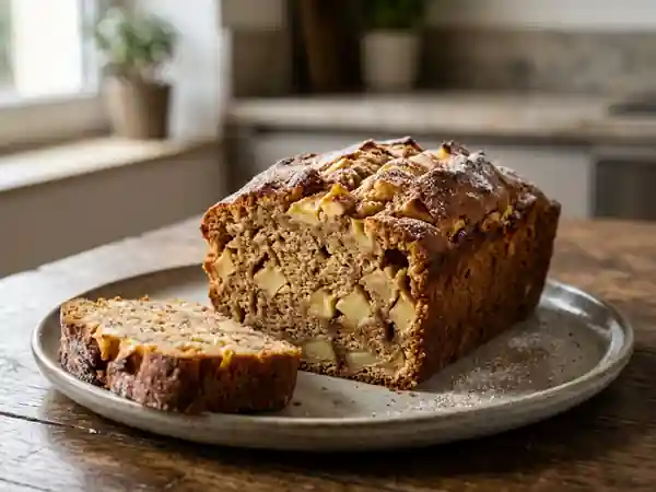 Cake moelleux aux pommes et à la cannelle : recette gourmande et facile - Photo de présentation