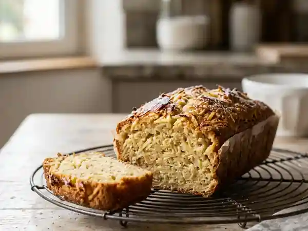 Cake moelleux aux pommes râpées : recette facile et gourmande - Photo de présentation