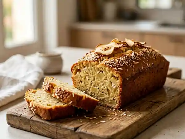 Cake Moelleux Pomme et Noix de Coco - Photo de présentation