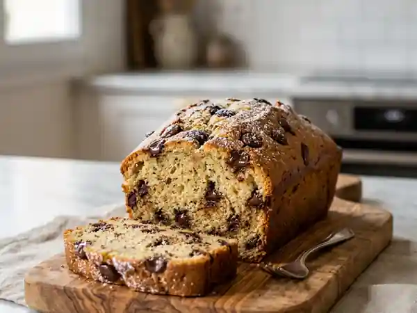 Cake Moelleux Vanille et Pépites de Chocolat - Photo de présentation