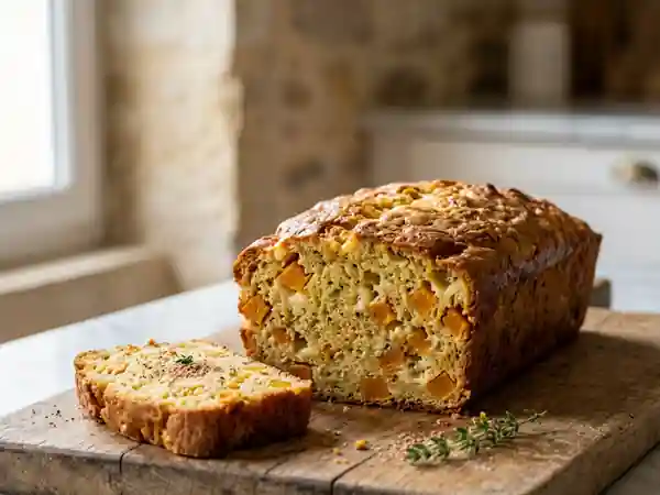 Cake salé alsacien au potimarron fondant et épicé - Photo de présentation