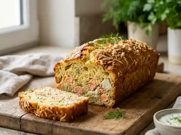 Cake Savoureux aux Deux Poissons : Recette Facile et Gourmande - Photo de présentation