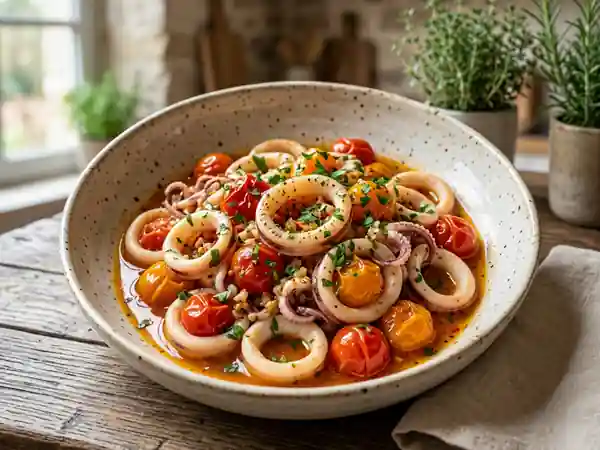 Calmars fondants à la sicilienne - Photo de présentation