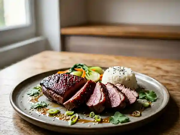Canard laqué au miel et cinq épices - Photo de présentation