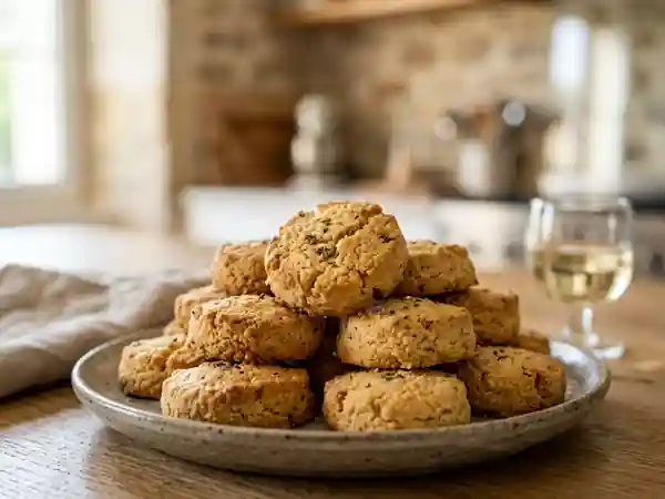 Canistrelli Corses : Biscuits Croquants à l'Huile d'Olive et Anis - Photo de présentation