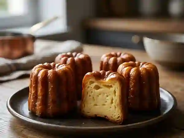 Cannelés au rhum et vanille, cœur moelleux - Photo de présentation