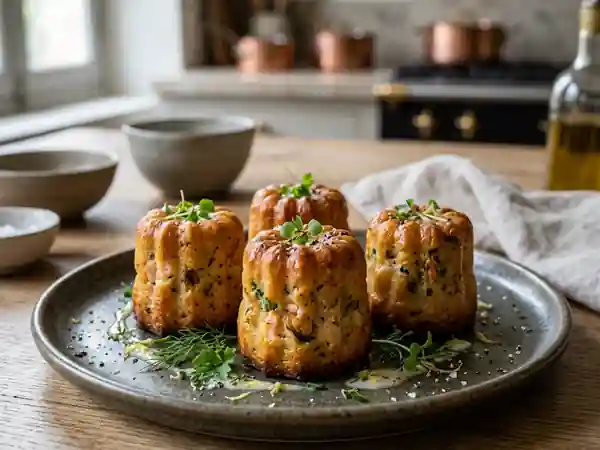 Cannelés salés aux fruits de mer : recette gourmande et raffinée - Photo de présentation