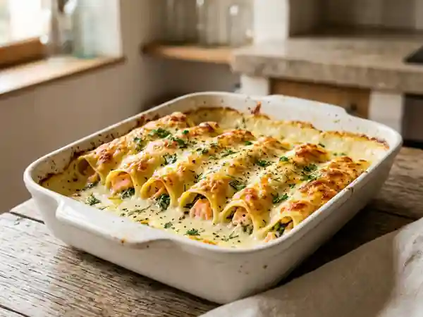 Cannellonis Fondants Saumon et Ricotta - Photo de présentation