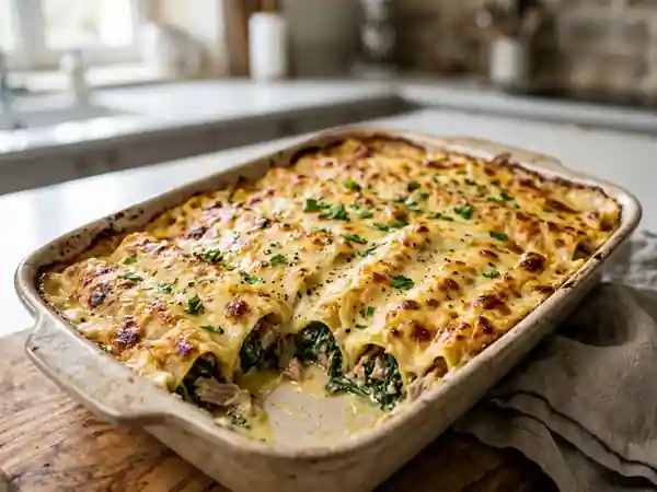 Cannellonis Fondants Porc, Épinards et Ricotta - Photo de présentation