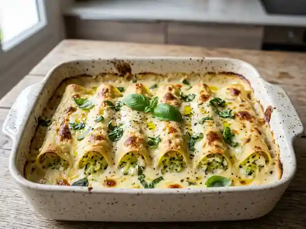 Cannelloni Fondants Chèvre et Courgette - Photo de présentation