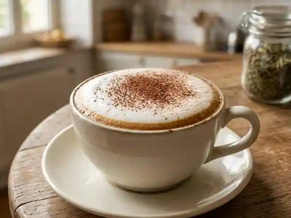 Cappuccino Nuage de Lait et Cacao - Photo de présentation