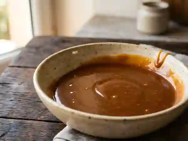 Caramel ambré au beurre demi-sel - Photo de présentation