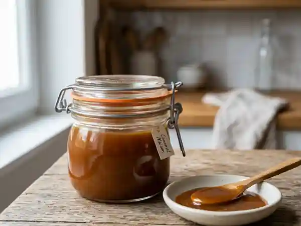 Caramel liquide onctueux au beurre salé - Photo de présentation