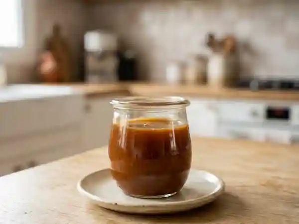 Caramel liquide onctueux qui ne durcit pas, facile à conserver - Photo de présentation