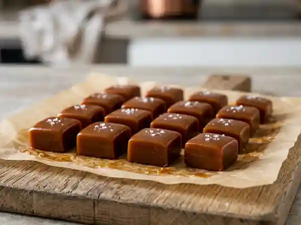Caramels fondants au beurre demi-sel - Photo de présentation