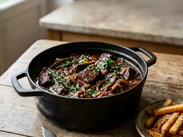 Carbonade Flamande Fondante au Pain d'Épices - Photo de présentation