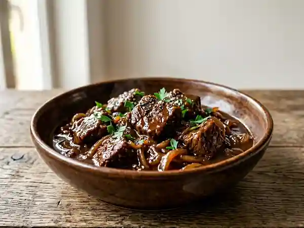 Carbonnade fondante au bœuf et pain d'épices - Photo de présentation